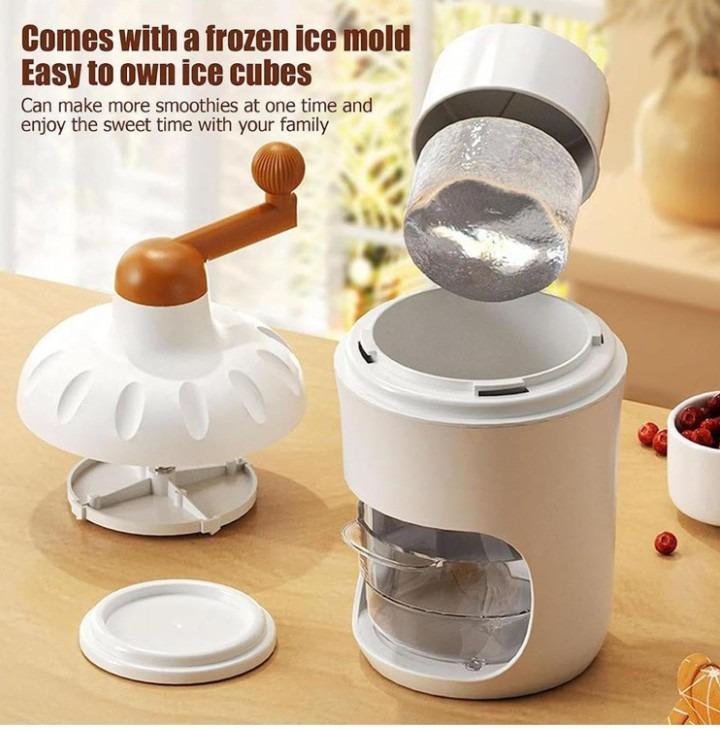 Portable Manual Ice Cream Maker Cup – Easy Clean Dessert Machine with Handle
