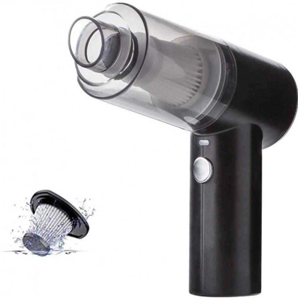 Portable Wireless Car Vacuum Cleaner with LED Light – High Power Handheld Mini Vacuum