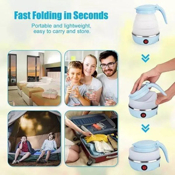 Portable Fast-Boil Electric Glass Kettle – Quick Heating Tea & Coffee Maker