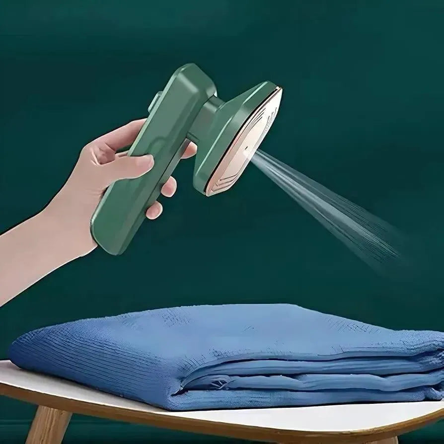 2-in-1 Portable Mini Steam Iron – Dry & Wet Ironing for Clothes Travel Friendly