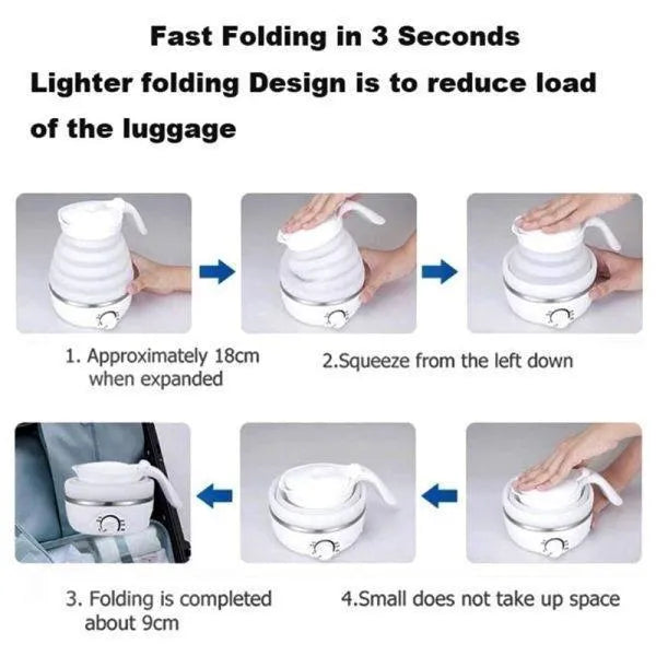 Portable Fast-Boil Electric Glass Kettle – Quick Heating Tea & Coffee Maker