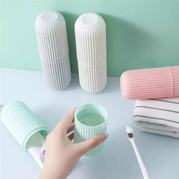 Portable Travel Toothbrush Case Set – Hygienic Toothbrush Holder for Home & Travel