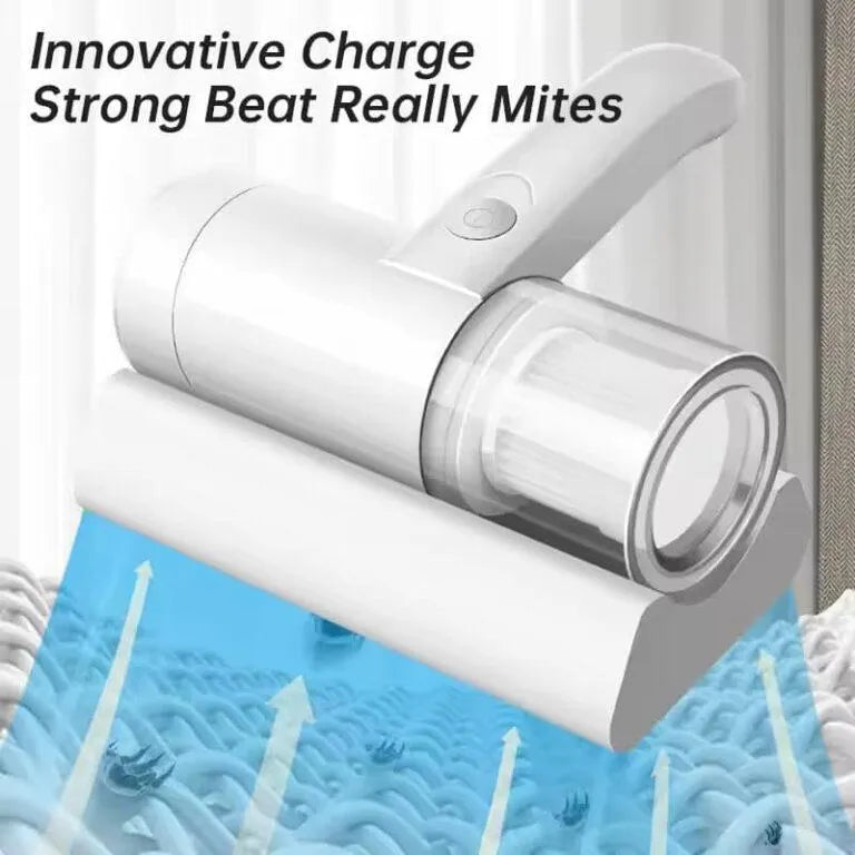 Powerful Anti-Mite Vacuum Cleaner – Rechargeable Handheld with Deep Cleaning Technology