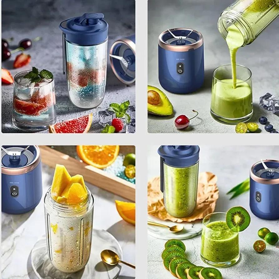Portable USB Rechargeable Personal Blender Bottle – Smoothie & Juice Maker