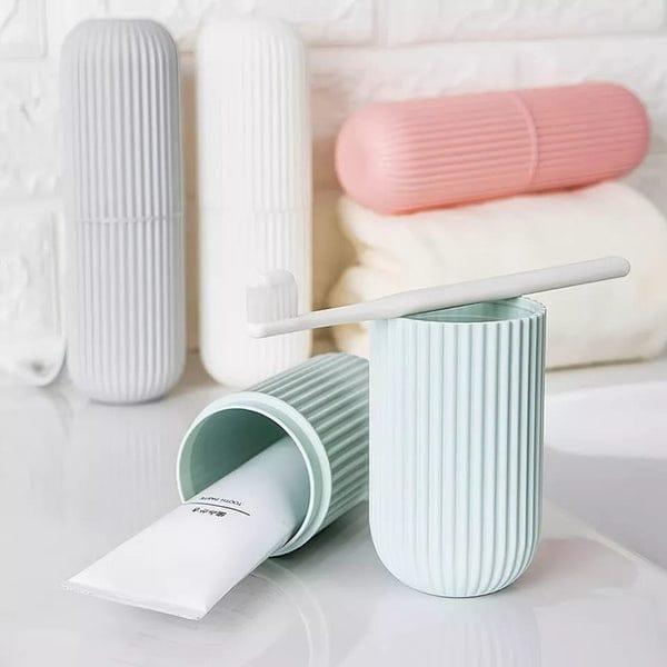 Portable Travel Toothbrush Case Set – Hygienic Toothbrush Holder for Home & Travel