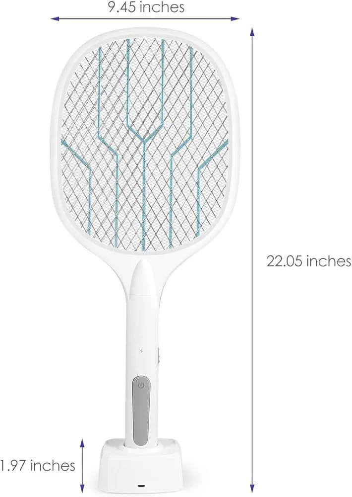Electric Mosquito Killer Racket – USB Rechargeable Bug Zapper Bat