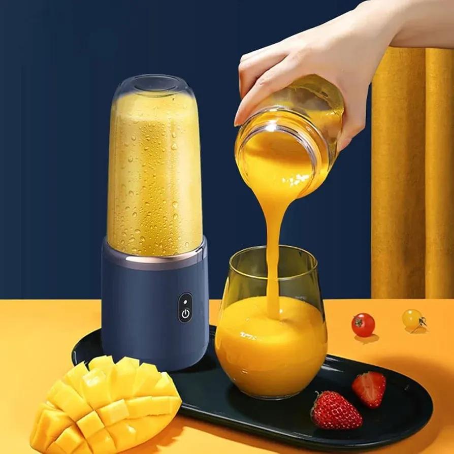 Portable USB Rechargeable Personal Blender Bottle – Smoothie & Juice Maker