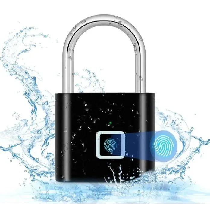 Smart Fingerprint Padlock – Keyless USB Rechargeable Security Lock