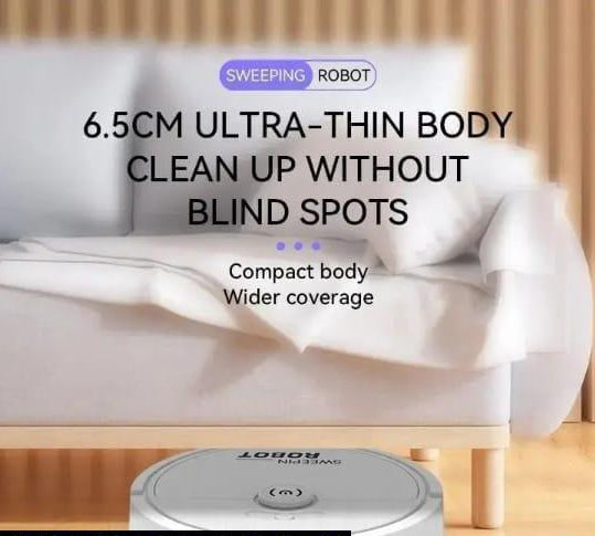 Smart Automatic Robot Vacuum Cleaner – USB Rechargeable Floor Sweeper