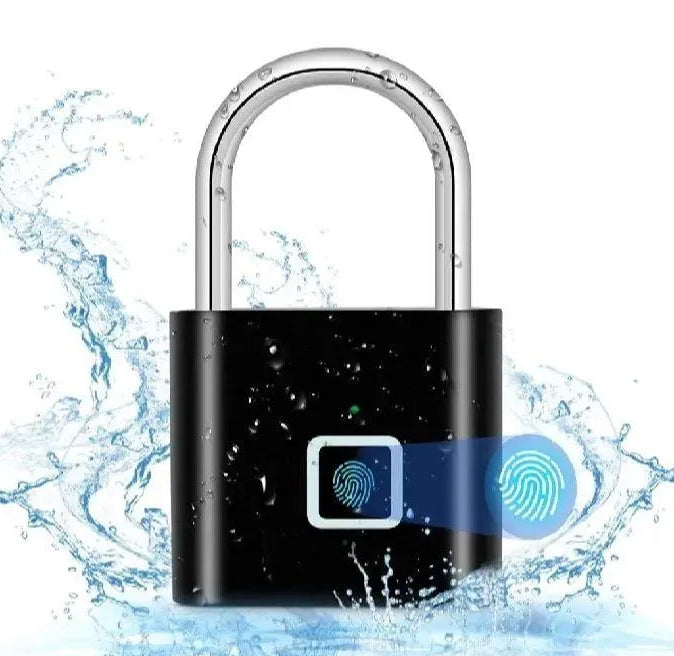 Smart Fingerprint Padlock – Keyless USB Rechargeable Security Lock