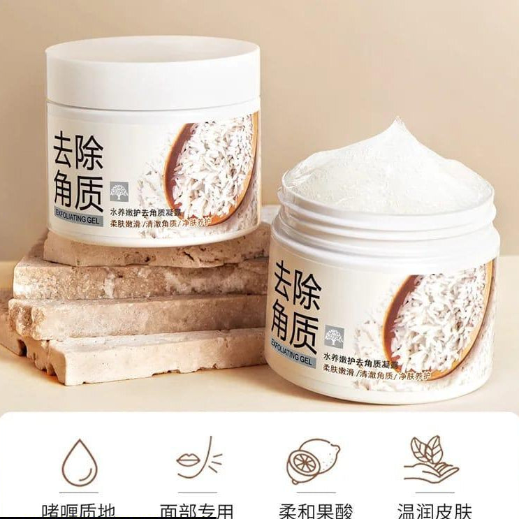 Rice Extract Exfoliating Gel – Gentle Dead Skin Remover for Soft & Smooth Skin