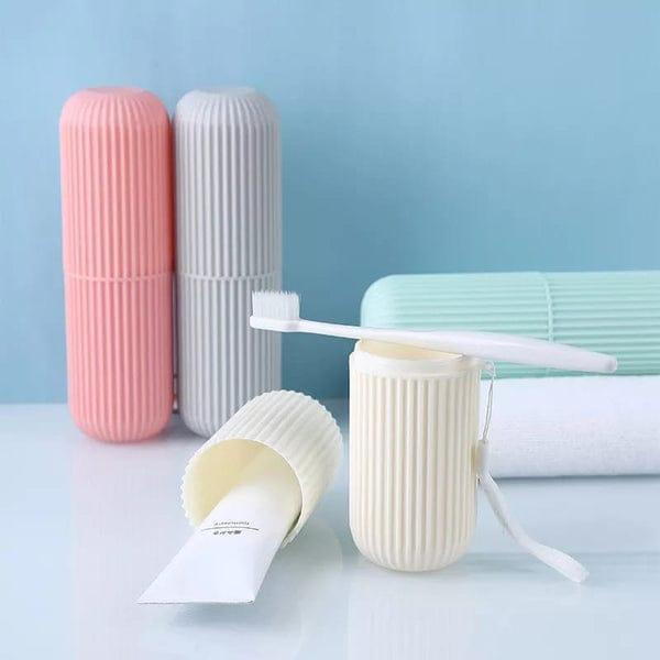 Portable Travel Toothbrush Case Set – Hygienic Toothbrush Holder for Home & Travel