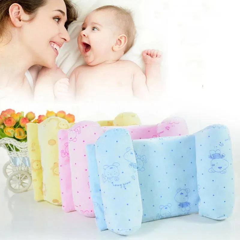 Baby Anti-Roll Sleep Support Pillow for Newborns – Soft Cotton Infant Positioner Cushion